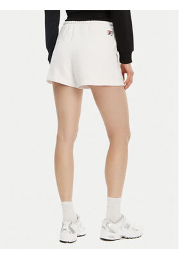 Fila Szorty sportowe Louches FAW1032 Biały Regular Fit. Kolor: biały. Materiał: bawełna