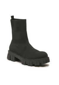 DeeZee Botki WS5553-11 Czarny. Kolor: czarny. Materiał: materiał #4