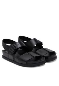 Clarks Sandały Torford Strap 26180896 Czarny. Kolor: czarny. Materiał: skóra #6