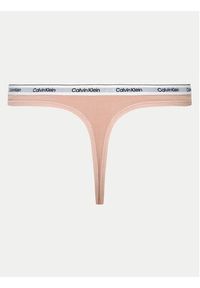 Calvin Klein Underwear Komplet 3 par stringów 000QD5209E Kolorowy. Materiał: bawełna. Wzór: kolorowy #6