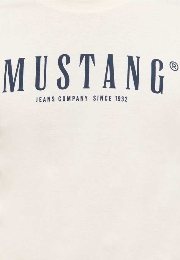 Męski T-Shirt Mustang Style Austin Whisper White 1016853 2013