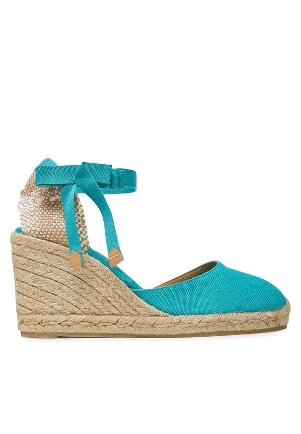 Espadryle Castañer. Kolor: turkusowy