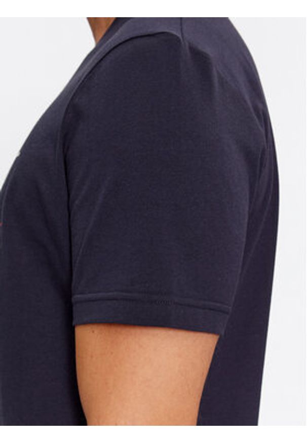 GANT - Gant T-Shirt Reg Archive Shield Ss 2003199 Granatowy Regular Fit. Kolor: niebieski. Materiał: bawełna