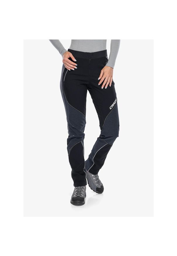 CRAZY - Spodnie trekkingowe damskie Crazy Pant Electra. Kolor: czarny. Sezon: zima. Sport: narciarstwo
