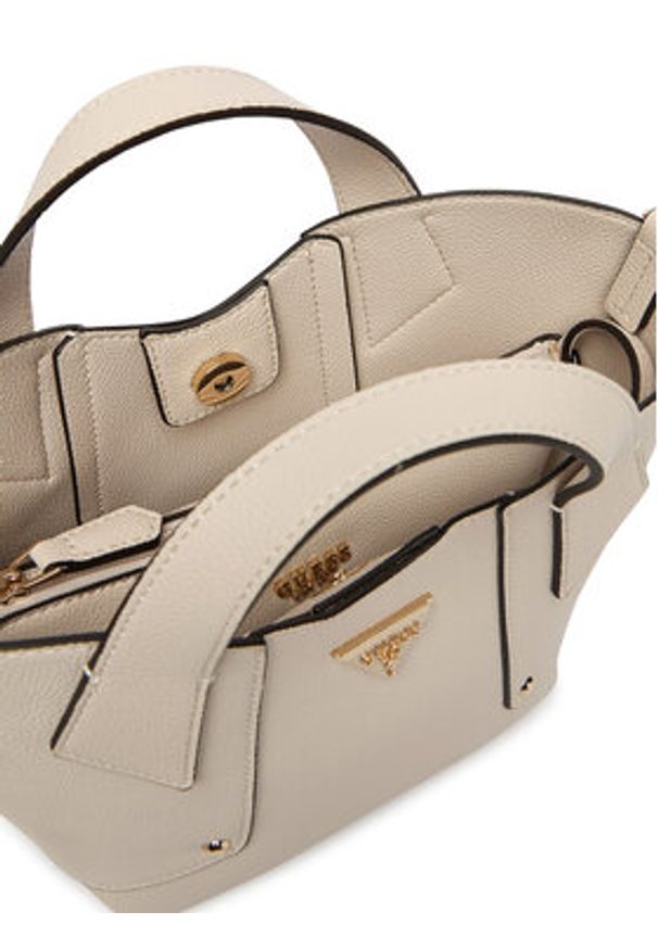 Guess Torebka Darcy Mini HWBG99 14750 Beżowy. Kolor: beżowy. Materiał: skórzane