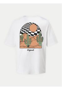 Jack & Jones T-Shirt Bradley 12264414 Biały Relaxed Fit. Kolor: biały. Materiał: bawełna #3