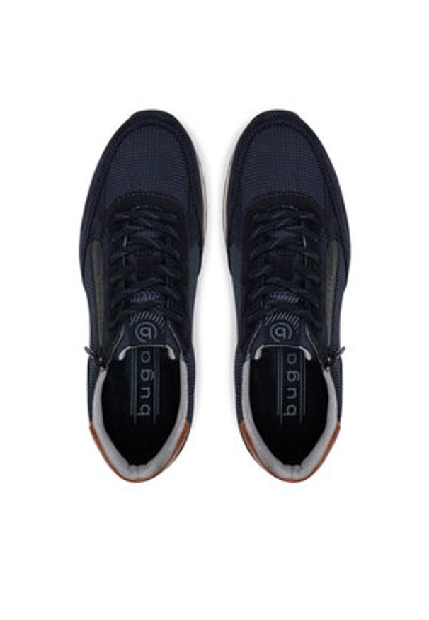 Bugatti Sneakersy 335-A021O-1469-4141 Granatowy. Kolor: niebieski. Materiał: zamsz, skóra