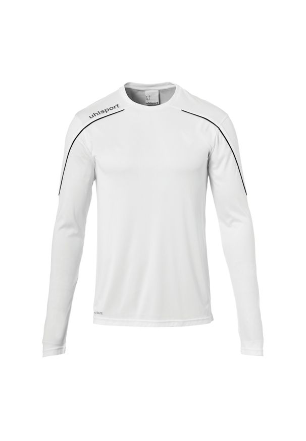 UHLSPORT - Dziecięca koszulka z długim rękawem Uhlsport Stream 22. Kolor: wielokolorowy, biały, czarny. Długość rękawa: długi rękaw. Długość: długie. Sezon: jesień. Sport: piłka nożna