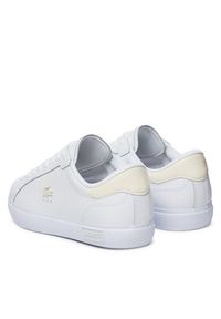Lacoste Sneakersy Powercourt 50SFA0154 Biały. Kolor: biały. Materiał: skóra #3