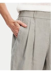 United Colors of Benetton - United Colors Of Benetton Bermudy 4AGHD901V Szary Relaxed Fit. Kolor: szary. Materiał: len #3