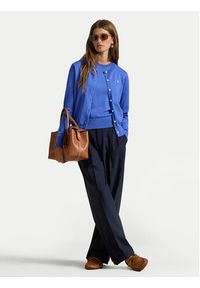 Polo Ralph Lauren T-Shirt 211971872500 Niebieski Slim Fit. Typ kołnierza: polo. Kolor: niebieski. Materiał: bawełna #5