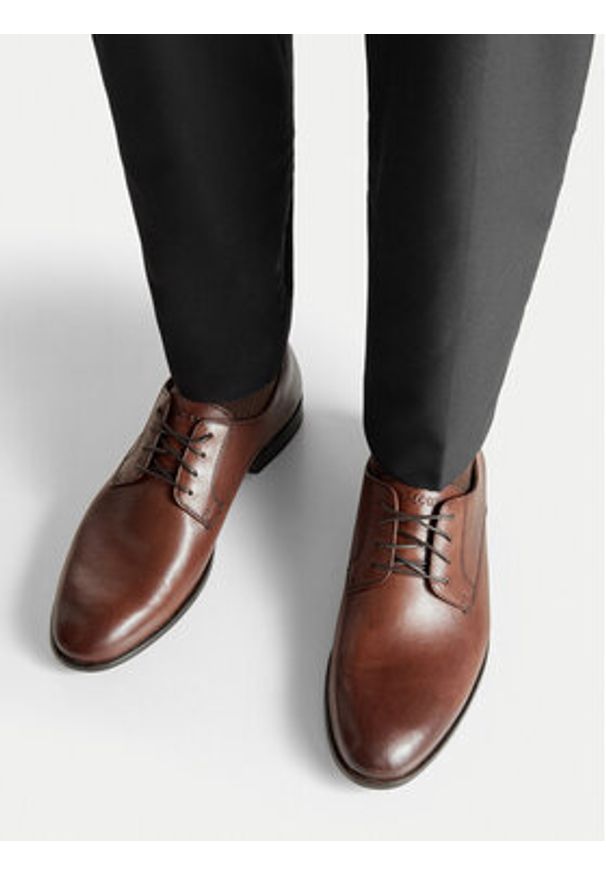 Lasocki Półbuty RIO-GRANDE-14 MB Brązowy. Kolor: brązowy. Materiał: skóra