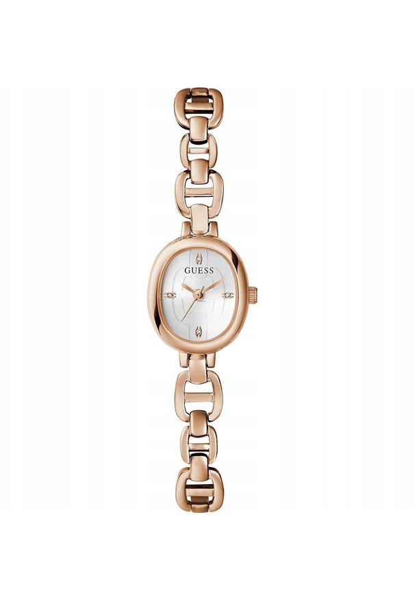 Zegarek damski Guess GW0982L3 CYRKONIE różowe złoto. Kolor: różowy, złoty, wielokolorowy