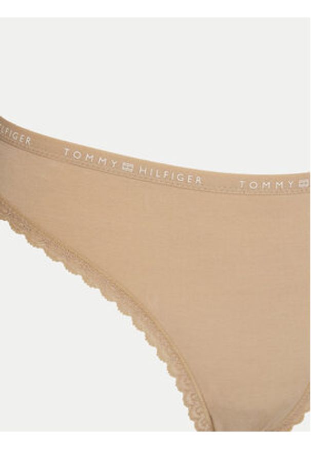 TOMMY HILFIGER - Tommy Hilfiger Komplet stringów UW0UW05954 Kolorowy. Materiał: bawełna. Wzór: kolorowy