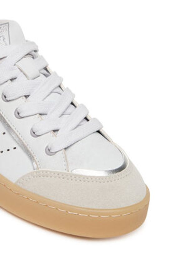 Guess Sneakersy FLPJHE FAL12 Szary. Kolor: szary. Materiał: skóra, syntetyk