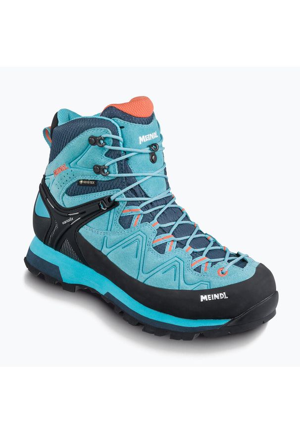 MEINDL - Buty trekkingowe damskie Meindl Tonale GTX. Kolor: pomarańczowy, wielokolorowy, niebieski