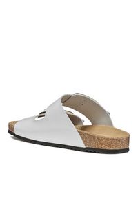 Geox Klapki D Brionia R D45Y3B 00085 C1000 Biały. Kolor: biały. Materiał: skóra #3