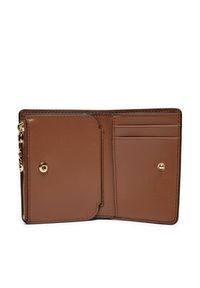 MICHAEL Michael Kors Mały Portfel Damski 32S4G8ED7L Brązowy. Kolor: brązowy. Materiał: skóra #3