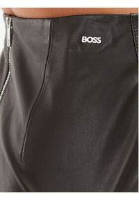 BOSS - Boss Spódnica skórzana Seminta 50495166 Czarny Regular Fit. Kolor: czarny. Materiał: skóra #4