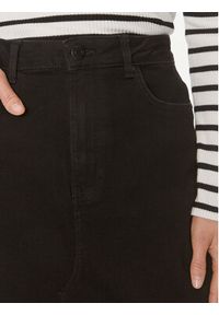 Noisy may - Noisy May Spódnica jeansowa Kath 27030287 Czarny Regular Fit. Kolor: czarny. Materiał: bawełna #4
