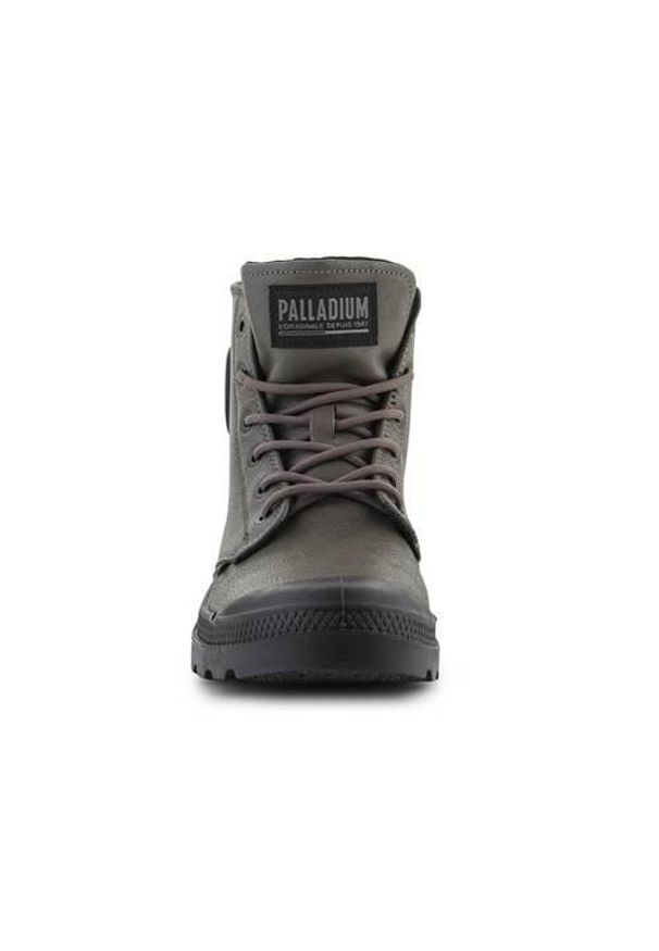 Buty do chodzenia unisex Palladium Pampa Hi Supply. Wysokość cholewki: za kostkę. Zapięcie: sznurówki. Kolor: zielony. Materiał: skóra. Szerokość cholewki: normalna. Sport: turystyka piesza