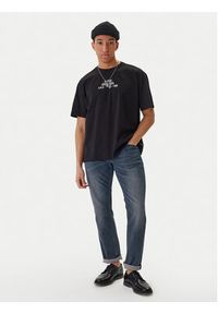 G-Star RAW - G-Star Raw T-Shirt Multi Technique D29296-E385 Czarny Relaxed Fit. Kolor: czarny. Materiał: bawełna #3