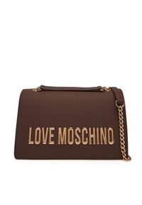 Love Moschino - LOVE MOSCHINO Torebka JC4192PP1NKD0301 Brązowy. Kolor: brązowy. Materiał: skórzane