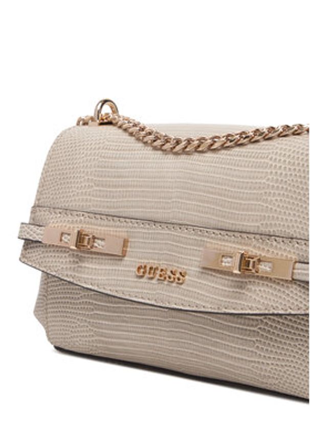 Guess Torebka Melinda Mini HWKL99 33780 Beżowy. Kolor: beżowy. Materiał: skórzane