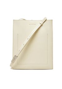 Calvin Klein Torebka Line Ns Crossbody Lth Bag LV04F3005G Biały. Kolor: biały. Materiał: skórzane #5