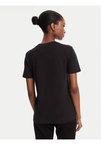 Versace Jeans Couture T-Shirt 79HAHE06 CJ00E Czarny Regular Fit. Kolor: czarny. Materiał: bawełna #3