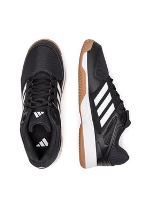 Adidas - adidas Buty halowe SPEEDCOURT M IE8033 Biały. Kolor: biały. Materiał: materiał