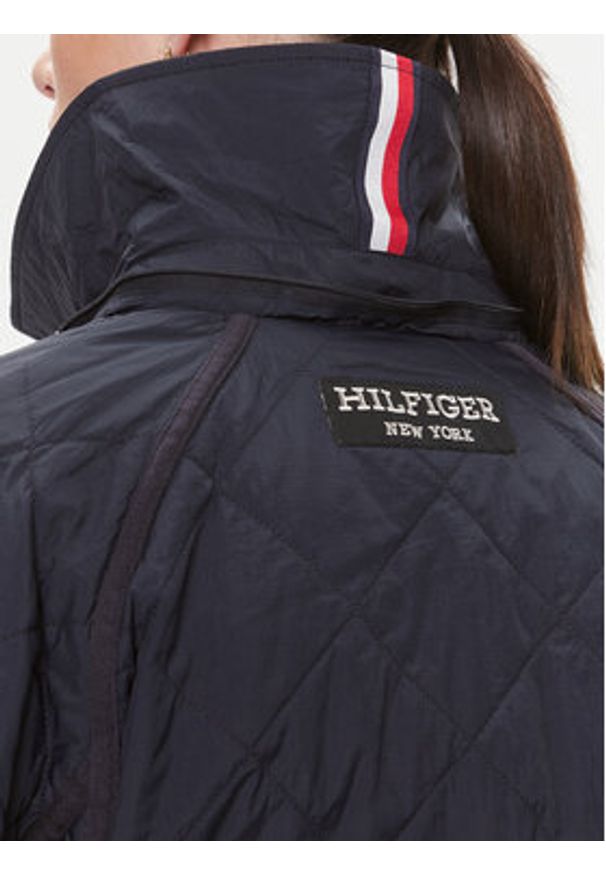 TOMMY HILFIGER - Tommy Hilfiger Kurtka przejściowa WW0WW40469 Granatowy Relaxed Fit. Kolor: niebieski. Materiał: syntetyk
