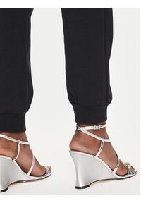 Pinko Spodnie dresowe Felpa 100371 A23C Czarny Regular Fit. Kolor: czarny. Materiał: bawełna #5