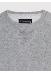 Pako Lorente - PAKO LORENTE – Jasnoszary sweter męski. Kolor: szary. Materiał: poliester, bawełna. Sezon: zima, jesień #10