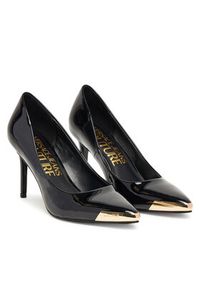 Versace Jeans Couture Szpilki 79VA3S50 ZS859 Czarny. Kolor: czarny. Materiał: skóra. Obcas: na szpilce #5