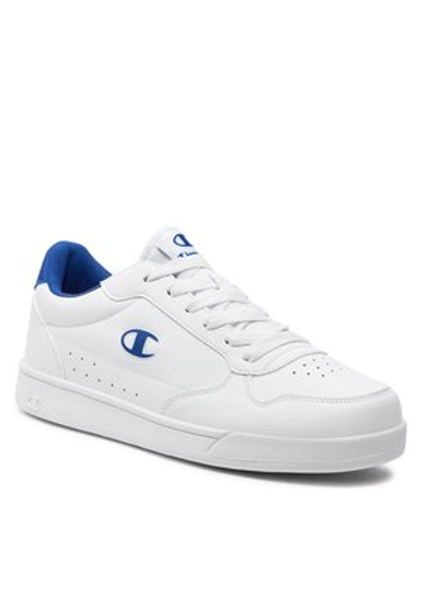 Champion Sneakersy New Court Low Cut Shoe S22075-CHA-WW008 Biały. Kolor: biały. Materiał: skóra