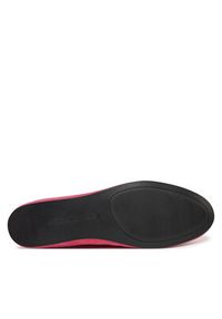 TOMMY HILFIGER - Tommy Hilfiger Baleriny Th Hardware Suede Ballerina FW0FW08655 Różowy. Kolor: różowy. Materiał: zamsz, skóra