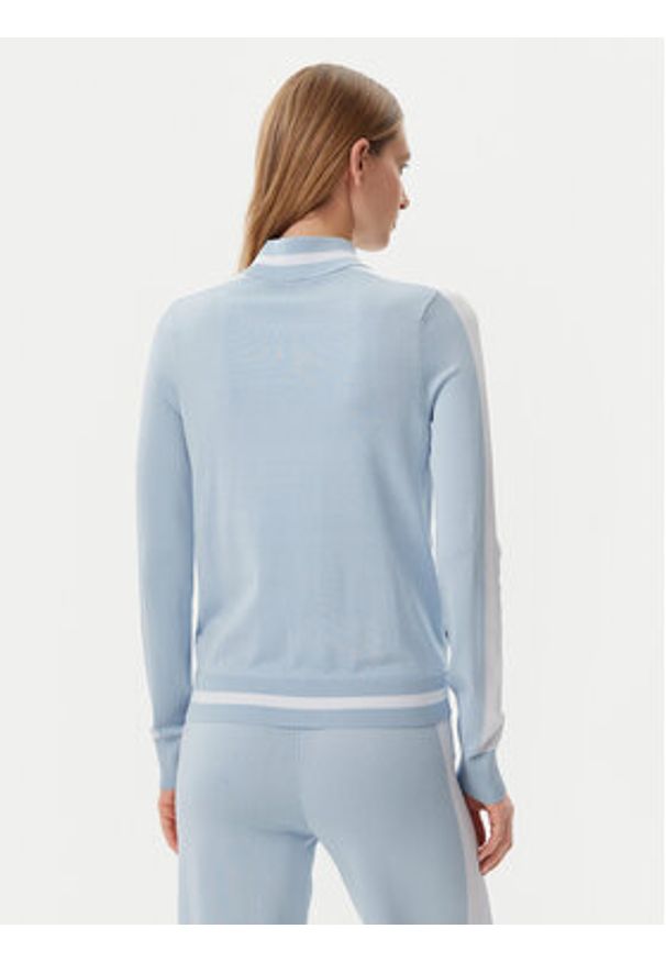 Guess Bluza V5GQ01Z3D60 Niebieski Regular Fit. Kolor: niebieski. Materiał: wiskoza