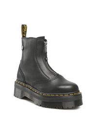 Dr. Martens Trapery Jetta 27656001 Czarny. Kolor: czarny. Materiał: skóra