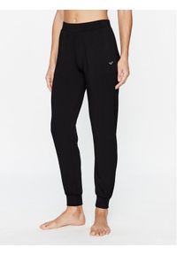 Emporio Armani Underwear Spodnie dresowe 164787 3F264 00020 Czarny Regular Fit. Kolor: czarny. Materiał: wiskoza