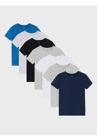Sinsay - Koszulki basic 7 pack - biały. Kolor: biały