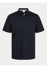 Jack & Jones Polo Crodney 12251180 Granatowy Regular Fit. Typ kołnierza: polo. Kolor: niebieski. Materiał: syntetyk, bawełna #2
