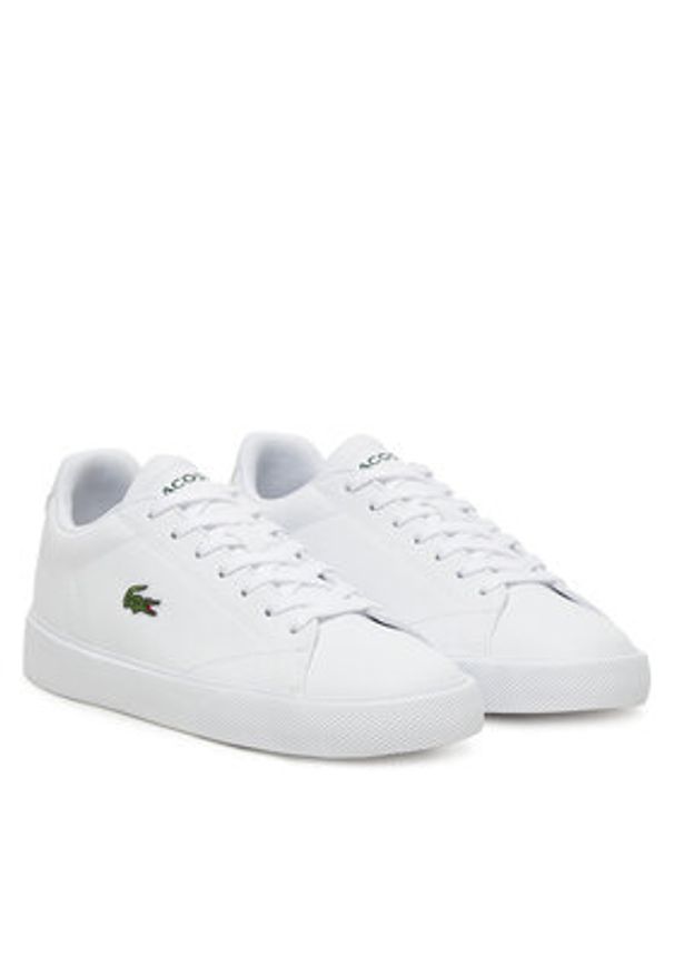 Lacoste Sneakersy Lerond 7-49CFA0037 Biały. Kolor: biały. Materiał: skóra