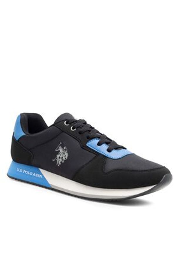 U.S. Polo Assn. Sneakersy NOBIL011M/CNH1 Czarny. Kolor: czarny. Materiał: materiał