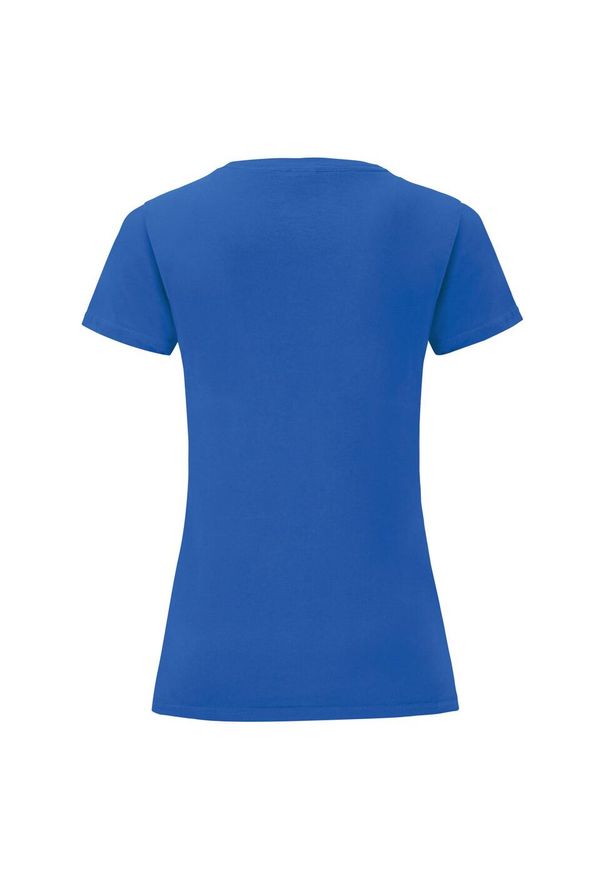 FRUIT OF THE LOOM - Koszulka Damska Iconic 150. Kolor: niebieski. Sport: turystyka piesza