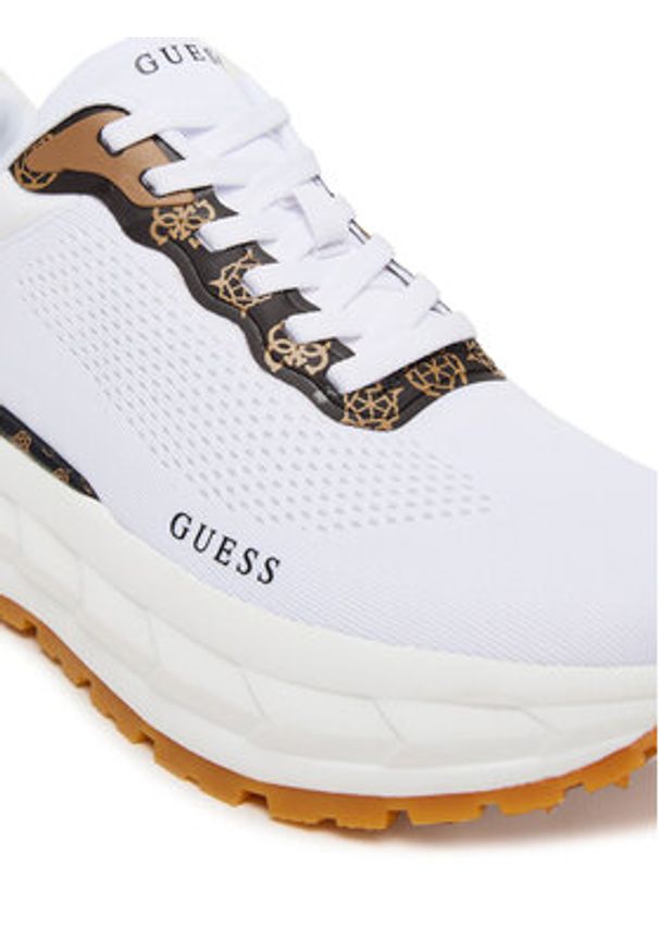 Guess Sneakersy FLTRT2 FAB12 Biały. Kolor: biały. Materiał: materiał