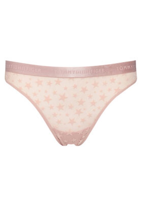 TOMMY HILFIGER - Tommy Hilfiger Komplet stringów UW0UW06135 Kolorowy. Materiał: syntetyk. Wzór: kolorowy