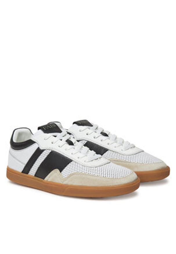 Fabi Sneakersy FU1320 Biały. Kolor: biały. Materiał: skóra