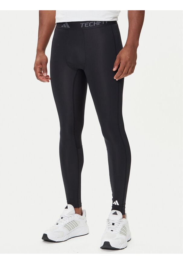Adidas - adidas Legginsy Techfit Compression IN5590 Czarny Slim Fit. Kolor: czarny. Materiał: syntetyk. Technologia: Techfit (Adidas)