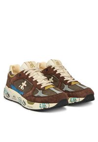 Premiata Sneakersy Mase25 Var 8026 Bordowy. Kolor: czerwony. Materiał: skóra, zamsz #3